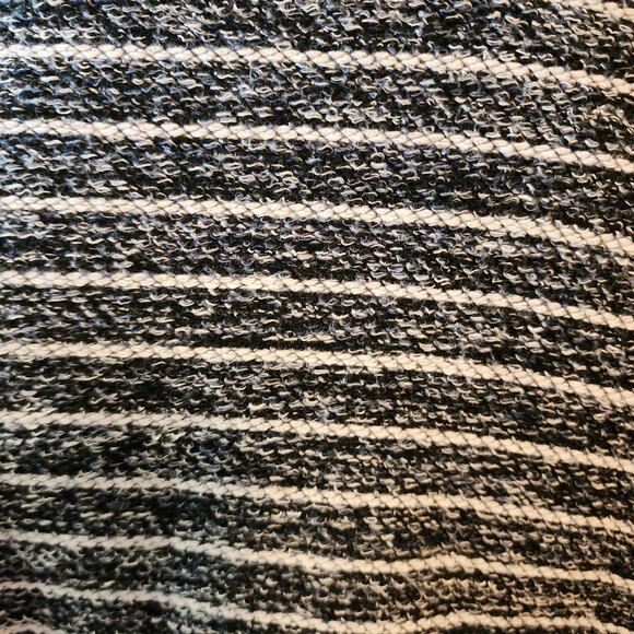 Loft Women's Long Sleeve Knit Striped Tunic Popover Cowl Sweater Size Small - Picture 4 of 8